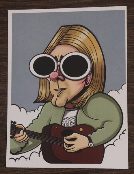 Kurt Cobain Nirvana Art Print