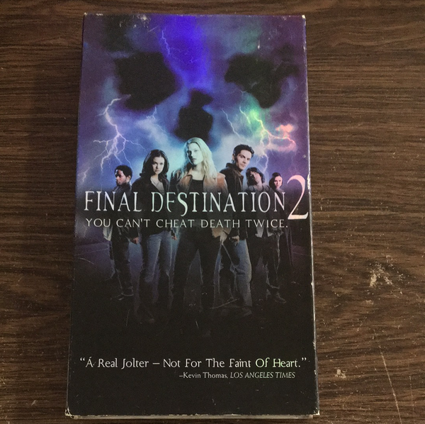 Final Destination 2 VHS