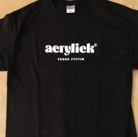 Acrylick Medium Sound system Black T-shirt