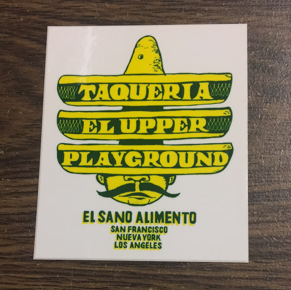 Upper Playground Taqueria Sticker