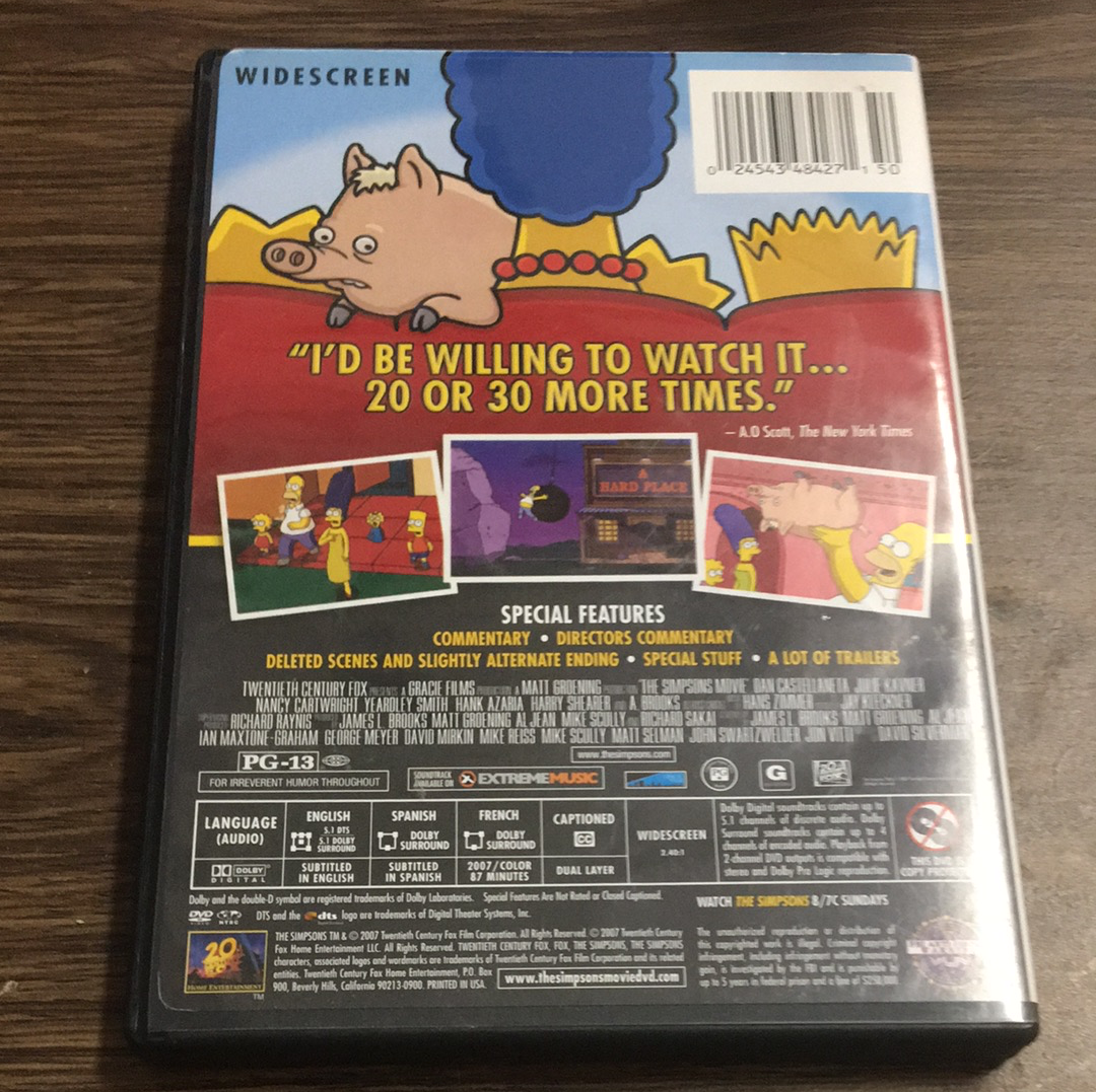 The Simpsons Movie DVD Somos Gallery