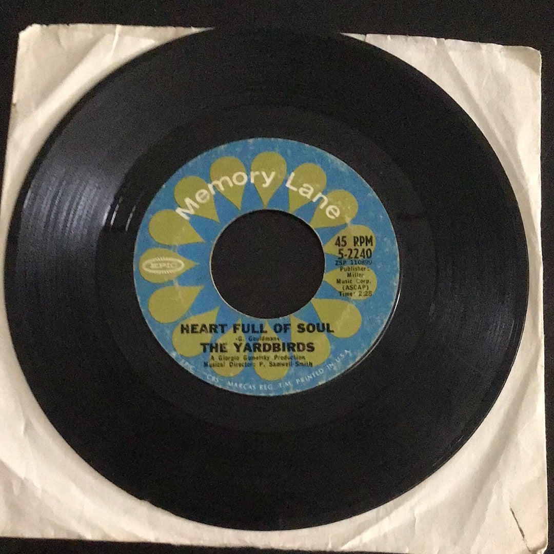 The Yardbirds For your love / Heart full of Soul 45 – Somos Gallery