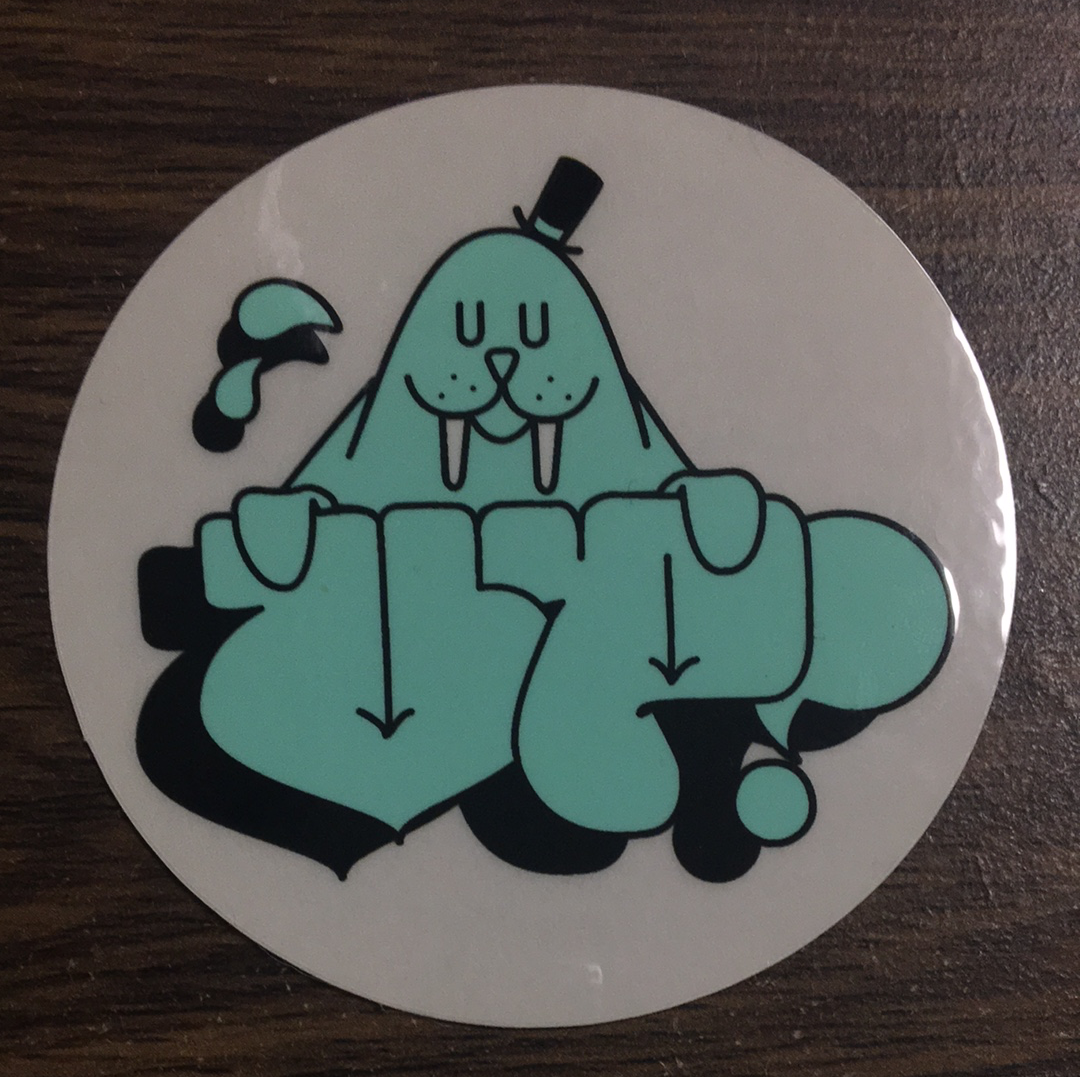 Upper Playground Throw Up Sticker – Somos Gallery
