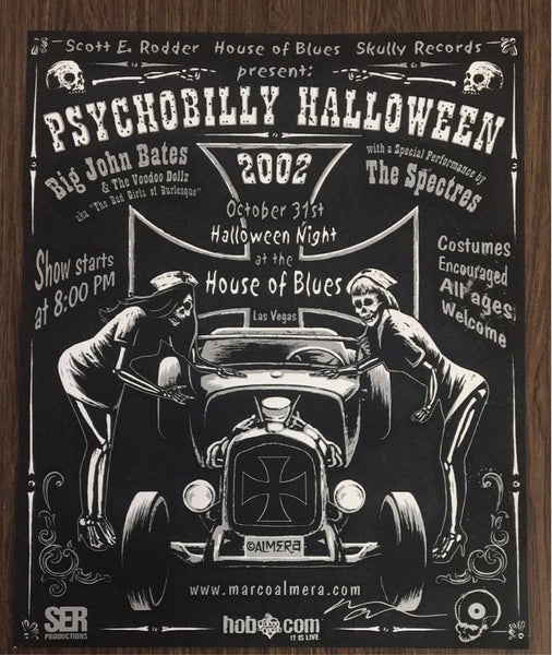 Marco Almera Psychobilly Halloween Print