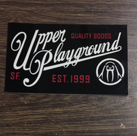 Upper Playground Script Sticker