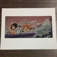 Candy Thelma and Louise Signed Print