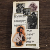 Western Heros of the Sliver Screen VHS