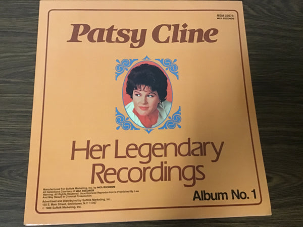 Patsy Cline Her Legendary Recordings LP