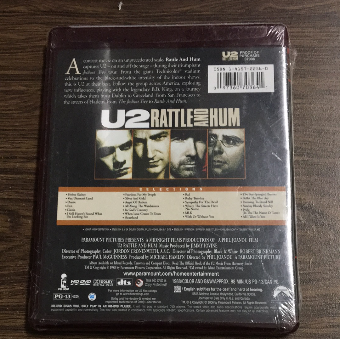 U2 Rattle and Hum DVD Somos Gallery