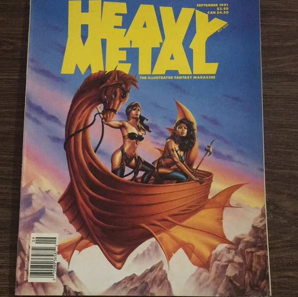 Heavy Metal Magazine September 1991