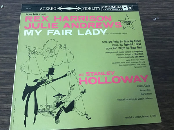 My Fair Lady Rex Harrison Soundtrack LP