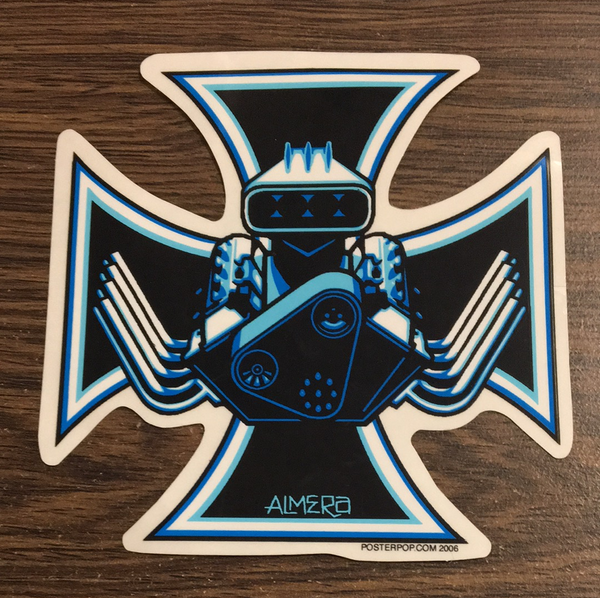 Almera Iron Cross Sticker