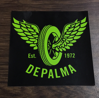 DePalma Wing and Wheel Sticker
