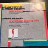 Dionne Warwick & Jeffrey Osbourne Love Power / In a world such as this 45
