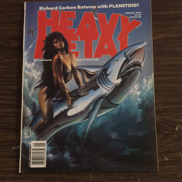 Heavy Metal Magazine January 1992