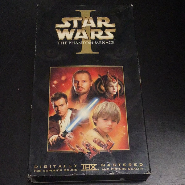 Star Wars The Phantom Menace VHS