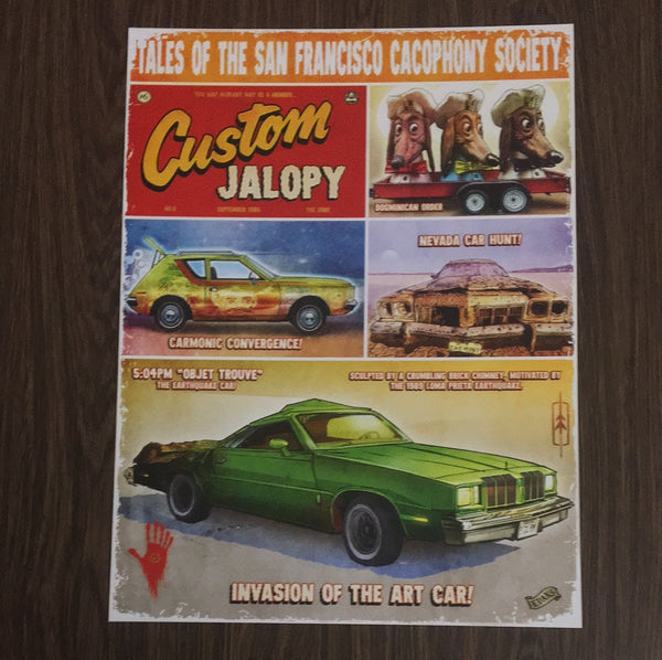 Tales of San Francisco Custom Jalopy Print