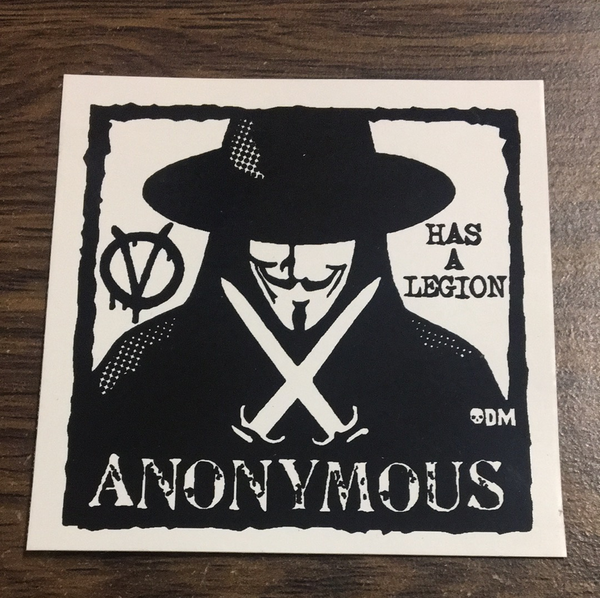 Anonymous Has a Legion Sticker