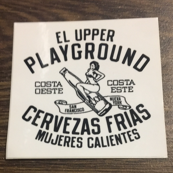 Upper playground El Upper Cervezas Sticker