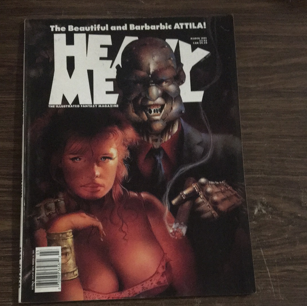 Heavy Metal Magazine March 1991