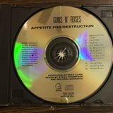 Guns and Roses Appetite for Destruction CD