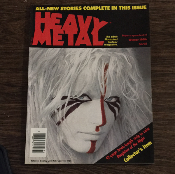 Heavy Metal Magazine Winter 1986