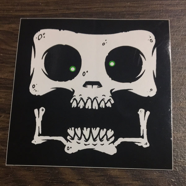 Skull Eyes Sticker