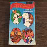 50 Classic Cartoons VHS