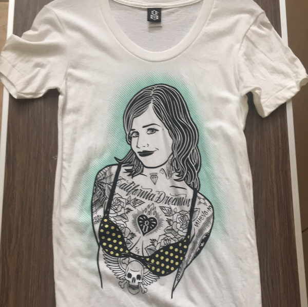 Rebel 8 XL White Women’s T-shirt